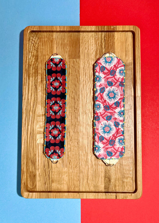 Swap-Strap | Reversible Woven Strap - Blüten Band