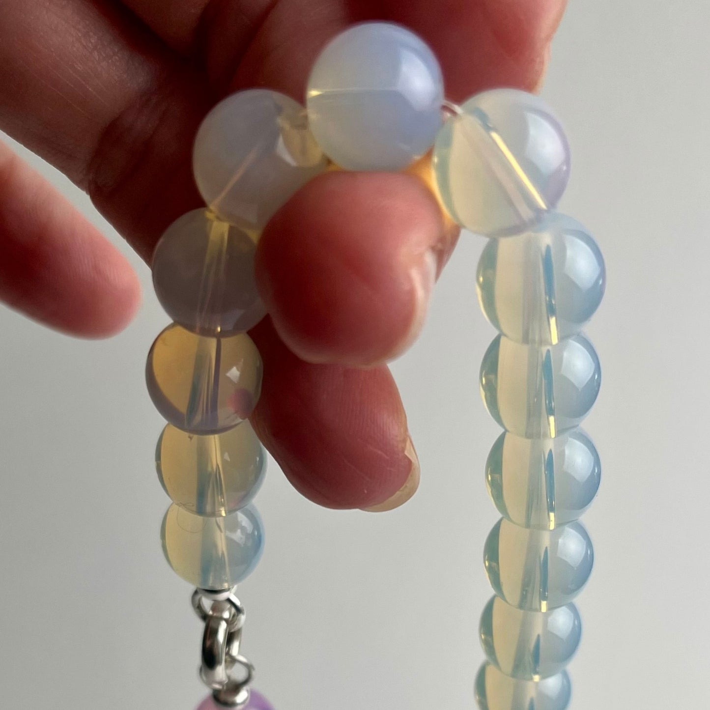 Ouranos - Bukamvilia | Opalite Beaded Chainlet