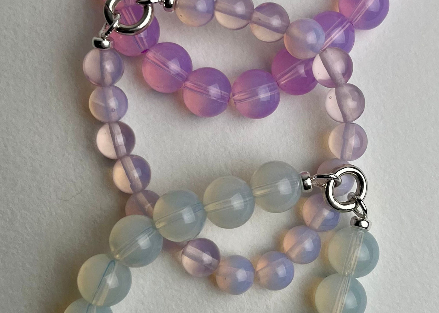 Ouranos - Bukamvilia | Opalite Beaded Chainlet