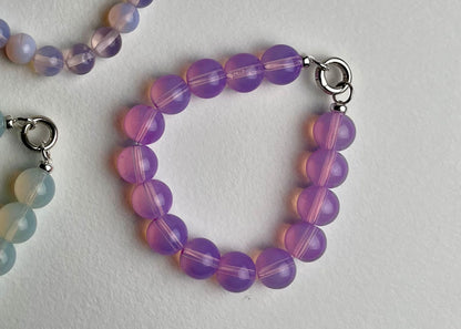 Ouranos - Bukamvilia | Opalite Beaded Chainlet