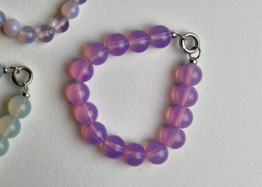 Ouranos - Bukamvilia | Opalite Beaded Chainlet