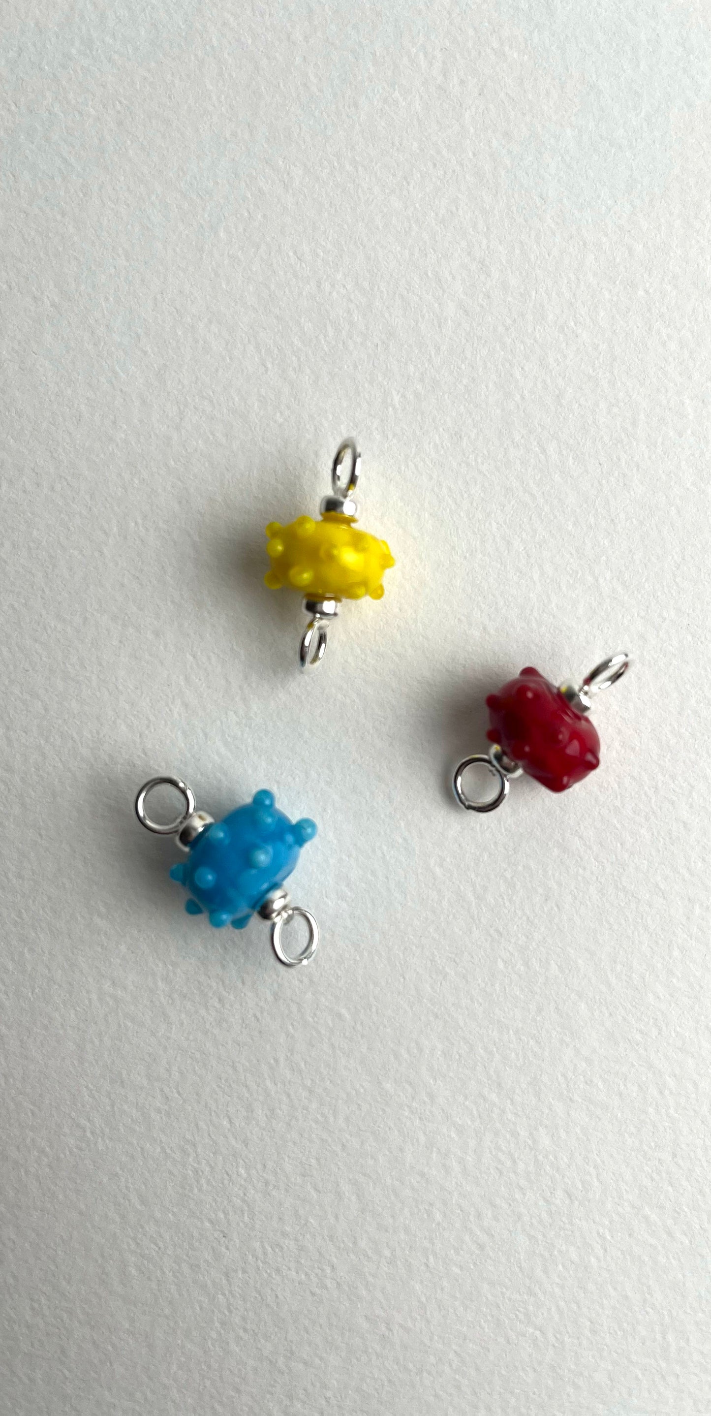 Bumpy Erizo de Mar Horia | Lampwork Glass Urchin Charm