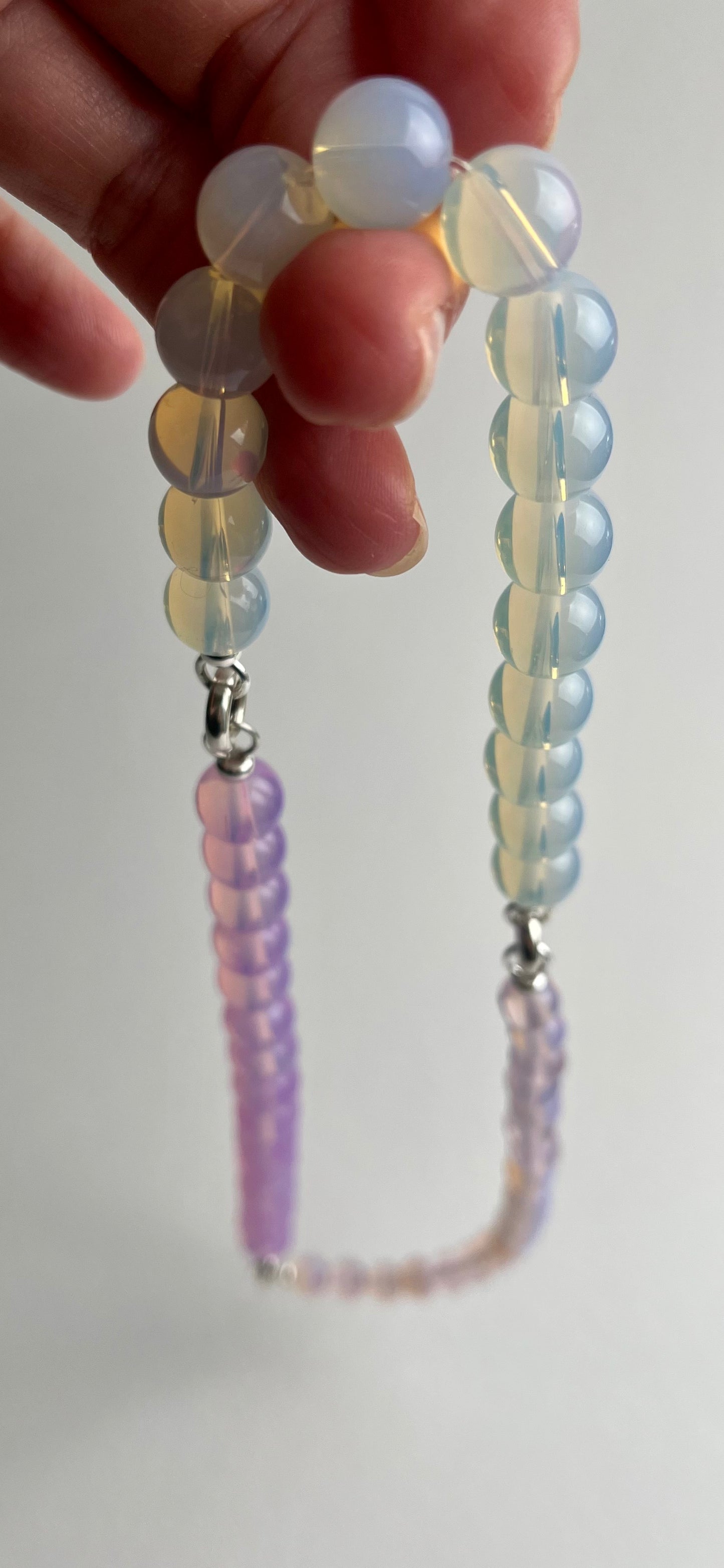 Ouranos - Bukamvilia | Opalite Beaded Chainlet