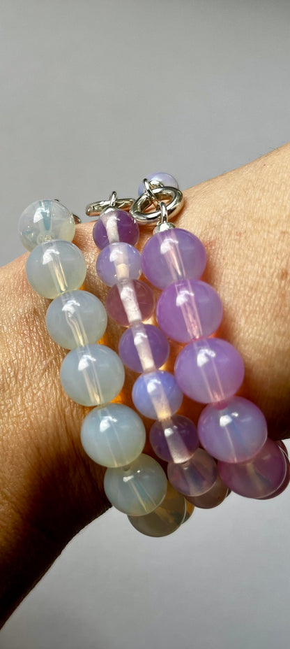 Ouranos - Bukamvilia | Opalite Beaded Chainlet