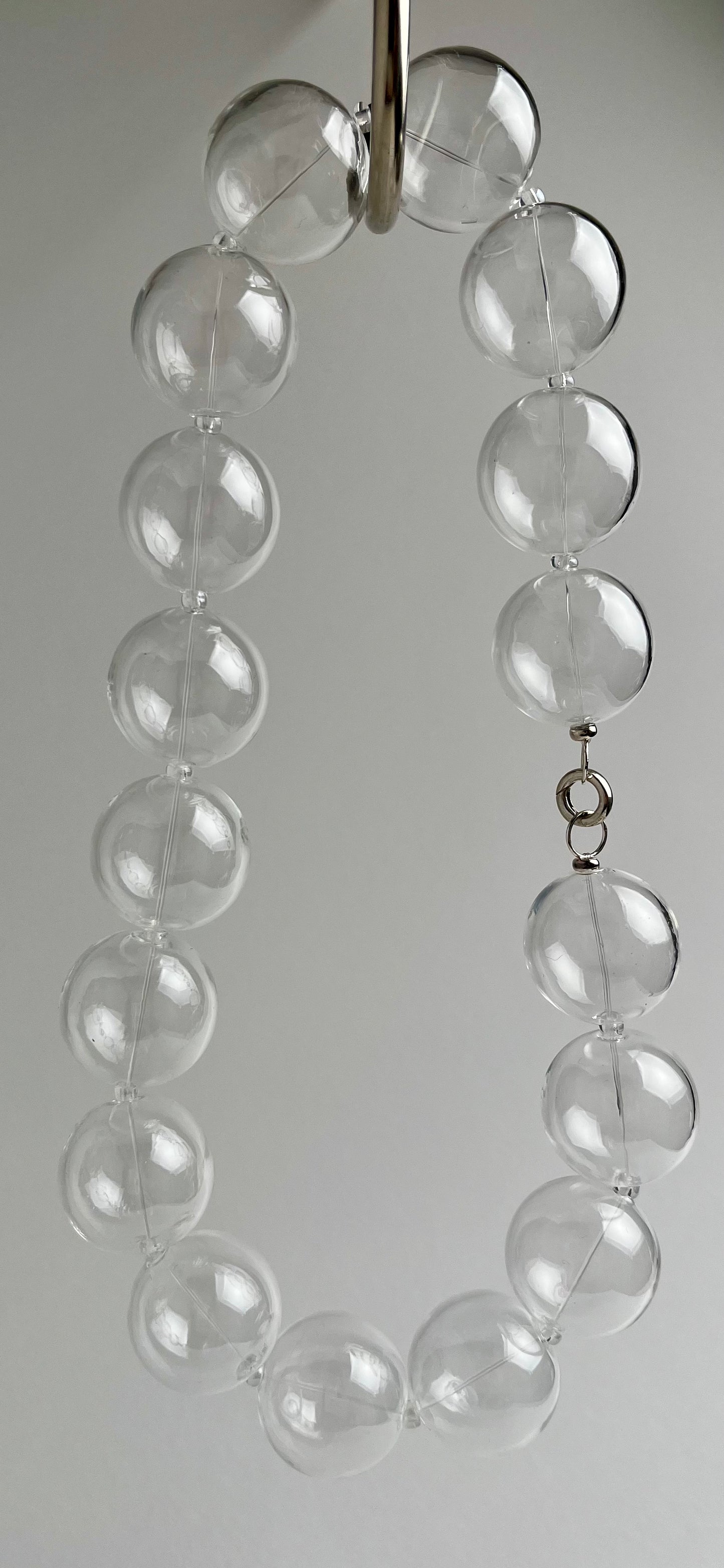 Såp Bubbla - Clear | Chunky Glass Bead Drop