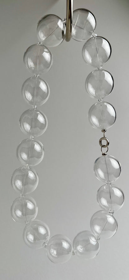 Såp Bubbla - Clear | Chunky Glass Bead Drop