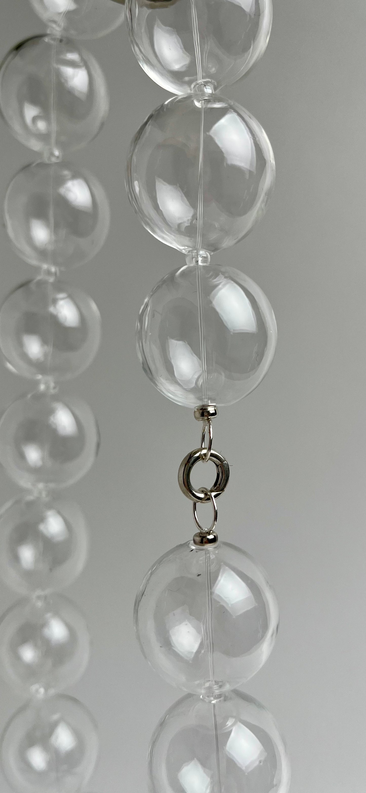 Såp Bubbla - Clear | Chunky Glass Bead Drop