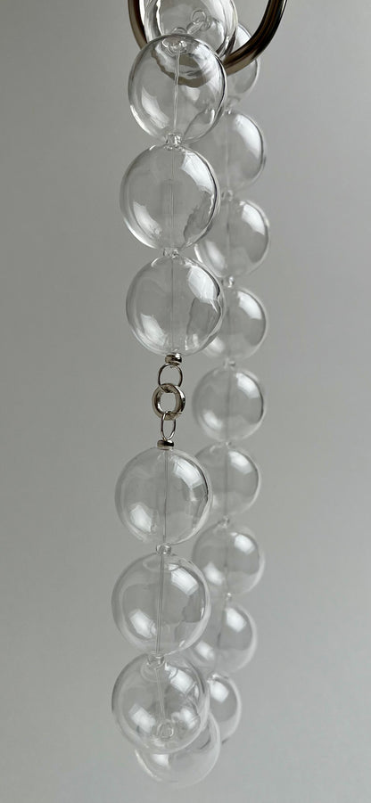 Såp Bubbla - Clear | Chunky Glass Bead Drop