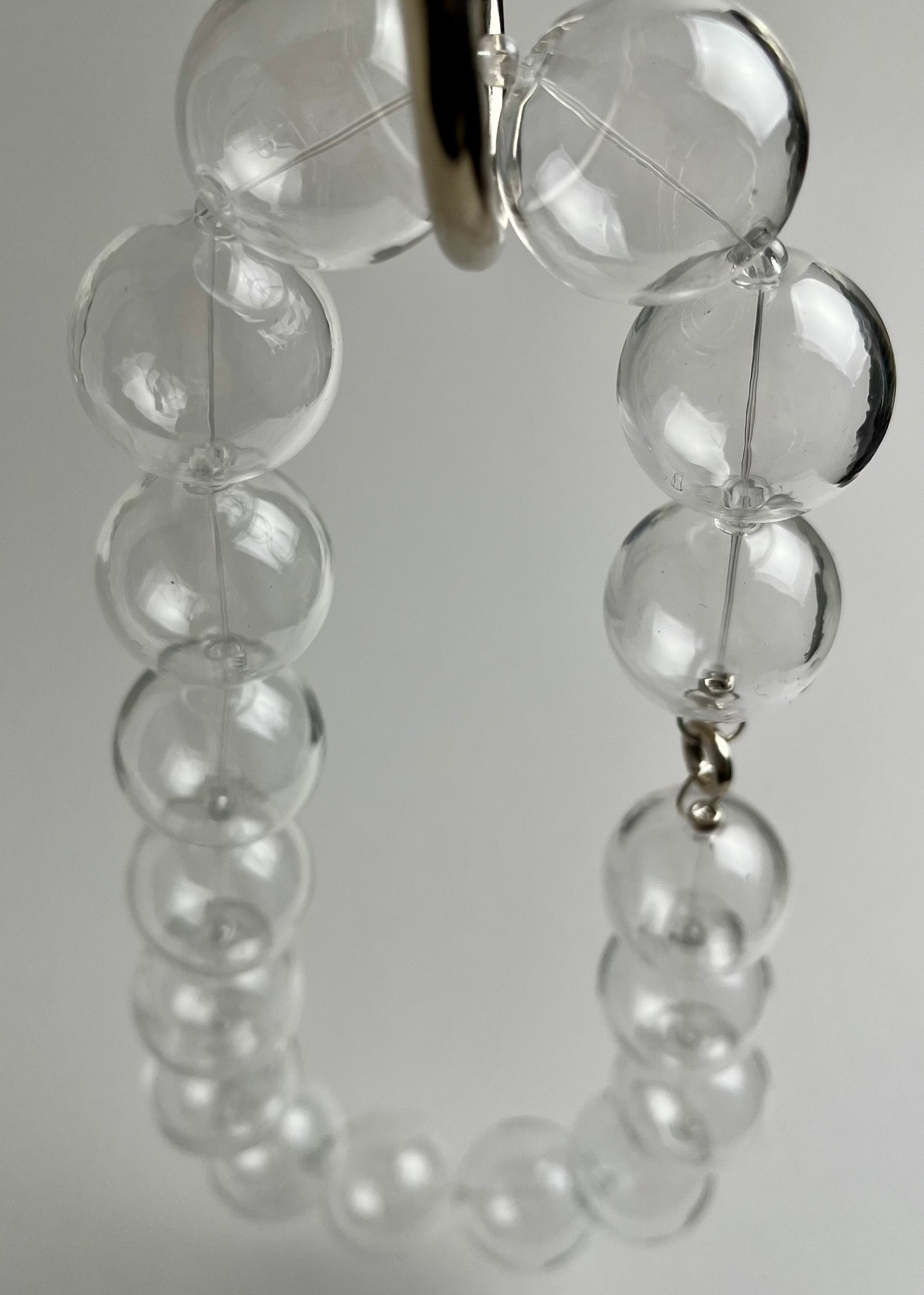 Såp Bubbla - Clear | Chunky Glass Bead Drop