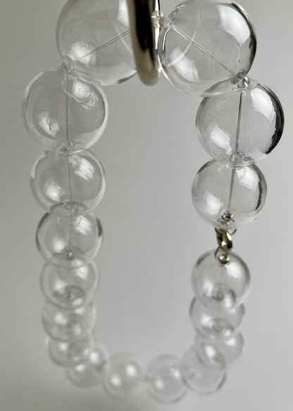 Såp Bubbla - Clear | Chunky Glass Bead Drop