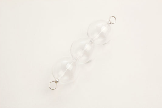 Såp Bubbla - Clear | Chunky Glass Bead Drop