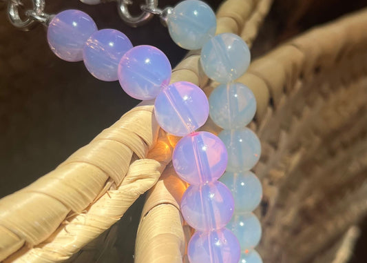Ouranos - Iparalia | Opalite Beaded Chainlet
