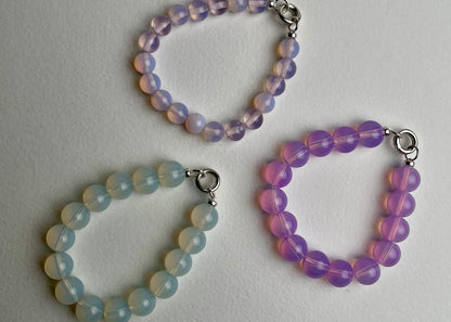 Ouranos - Bukamvilia | Opalite Beaded Chainlet
