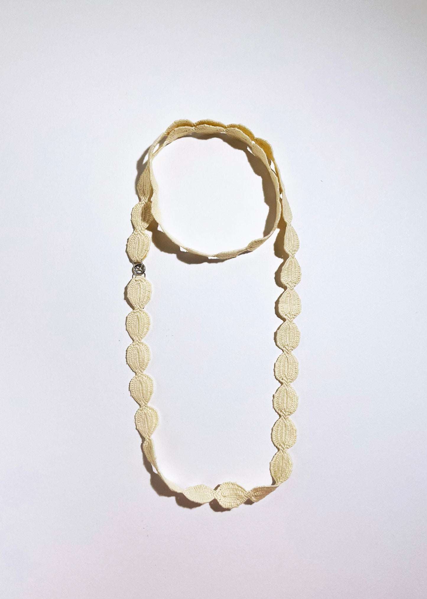 Lei Lei | Woven Ovals Necklace - Sand Dollar