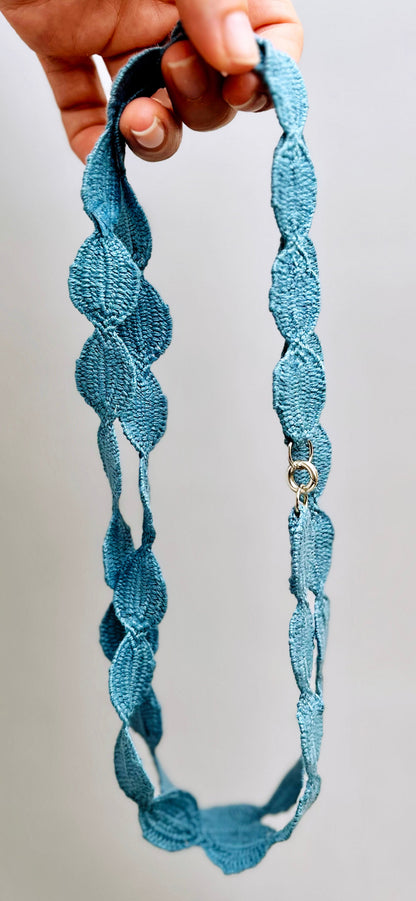 Lei Lei | Woven Ovals Necklace - Waikiki