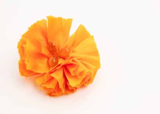 Fleurette | Silk Flower Charm - Passión de Papaya