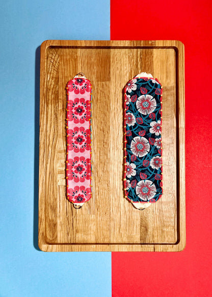 Swap-Strap | Reversible Woven Strap - Blüten Band