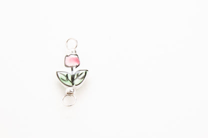 Tulp | Porcelain Tulip Bloom Charm - Lichtblauw