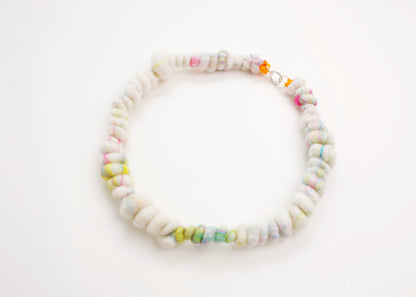 Snʌɡəl | Chunky Merino Wool Necklace - Confetti Cupcake