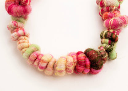 Snʌɡəl | Chunky Merino Wool Necklace - Confetti Cupcake