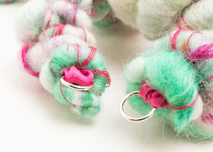 Snʌɡəl | Chunky Merino Wool Necklace - Confetti Cupcake
